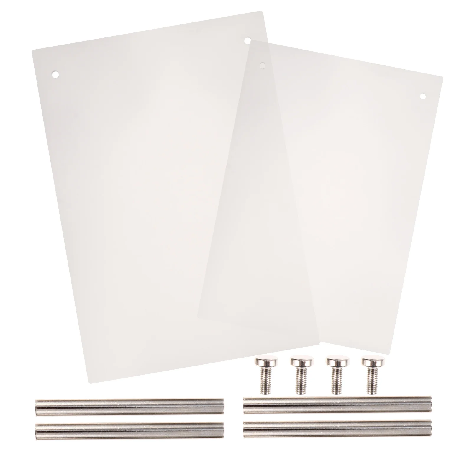 Placas de exibição de arte de unha, 2 peças, placas de ponta de unha falsa acrílica para comparação de cores, placa de exibição de manicure