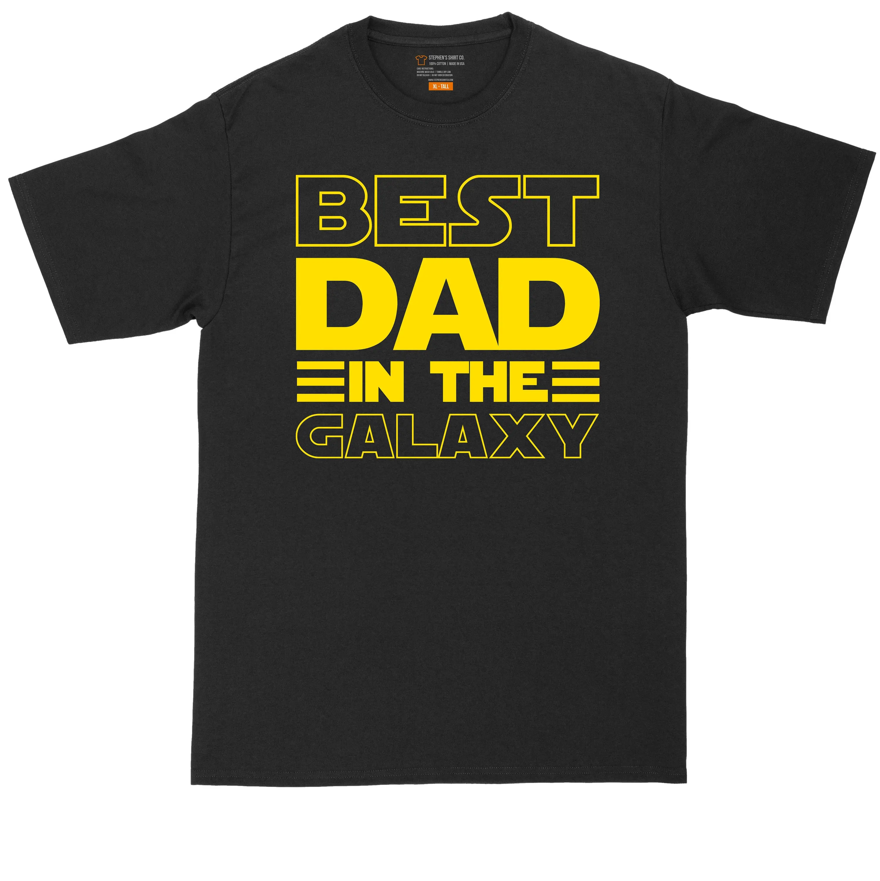 Best Dad in the Gallaxy Big and Tall Men Fathers Day Present for Him T shirt