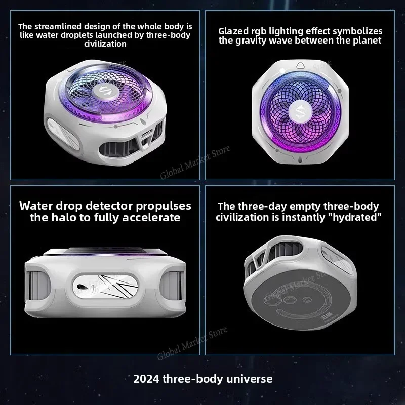 

Магнитный радиатор мобильного телефона, полупроводниковый зажим с ледяным зажимом, игровая радиатор, интеллектуальный контроль температуры, съемный