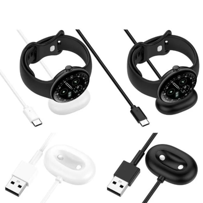 USB-A USB Type-C Interface Magnetic Fast Charging 1 Meter Cable Base Accessories Brand Watch Charger For Google Pixel Watch 4