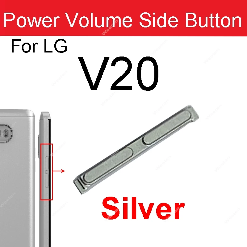 Power Volume Side Buttons For LG V20 F800 V30 H930 V35 V40 V50 V500 V50S V60 V600 On Off Power Volume Small Side Keys Parts image 2