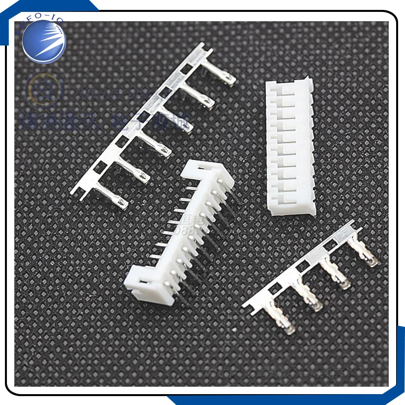 50set 2/3/4/5/6/7/8/9/10/11/12P pin Header 2.0mm male and female + housing PH2.0 2mm Connectors PH-A right angle pins 90 degree