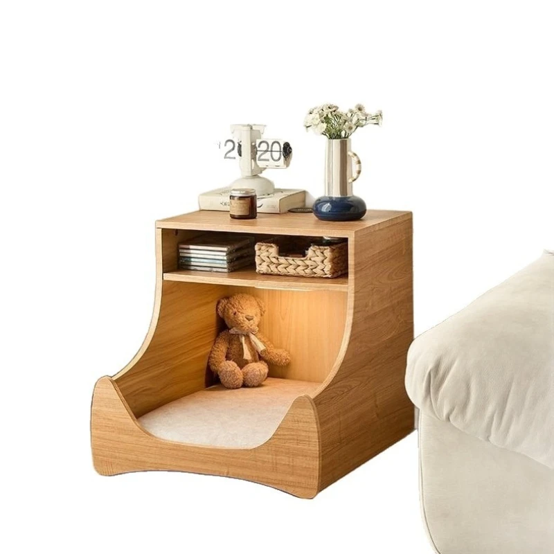 cat nest human pet integrated bedside table bedside table household bedroom wireless charging sensor light package installation