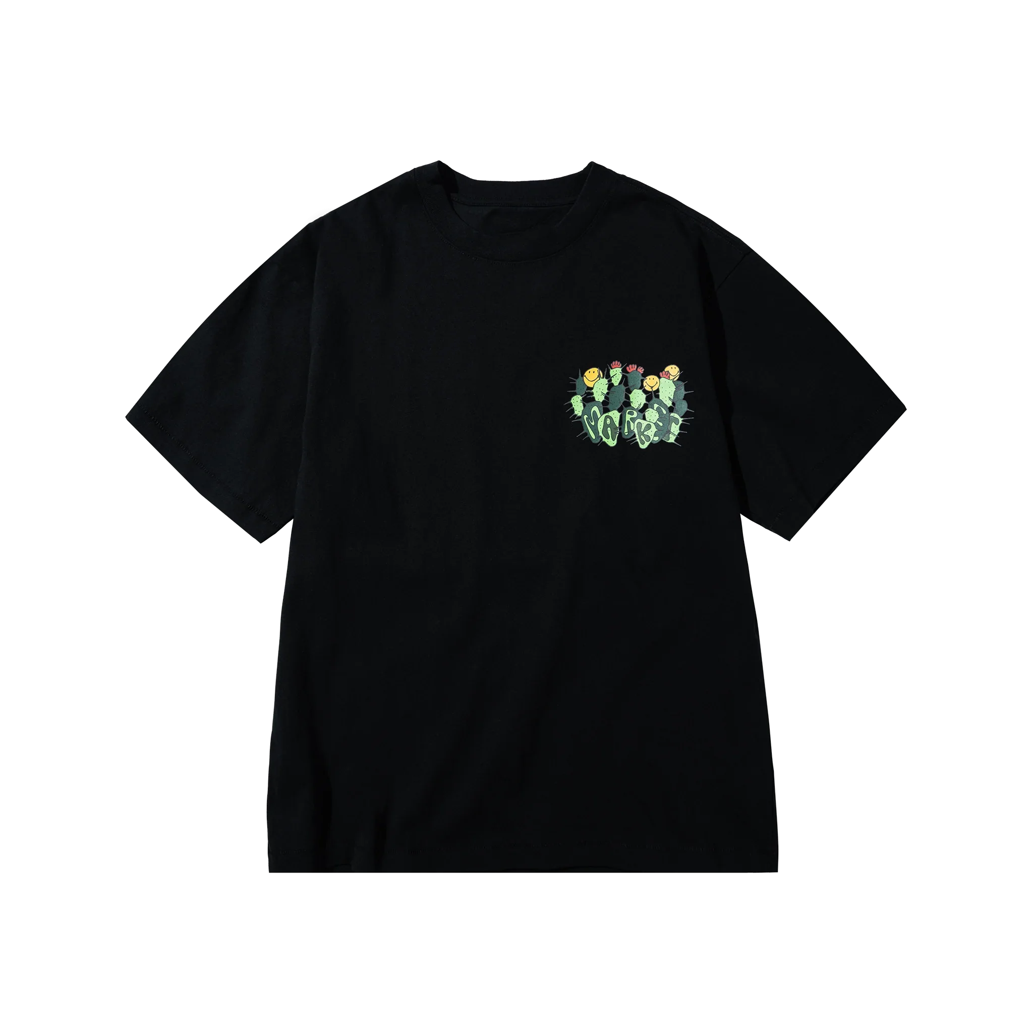 

SMILEY CACTUS Fashion Clothing Trend Pattern Printing Summer Luxury Brand Cotton Men's and Women's T-Shirts Short Sleeves