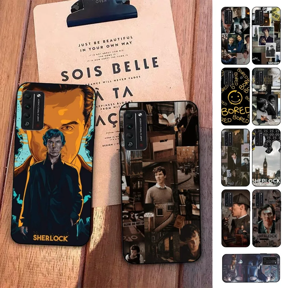 221b-S-SherlockS-H-HolmesS-TV Phone Case For Huawei Honor 10 lite 9 20 7A pro 9X pro 30 pro 50 pro 60 pro 70 pro plus