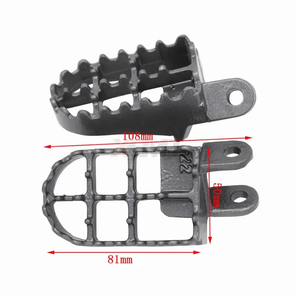 Motorcycle Motocross MX Dirt Bike Racing Footpegs Footrests For Kawasaki KLX 300 650 KLX300R 1997-2007 KLX650 1993-1995