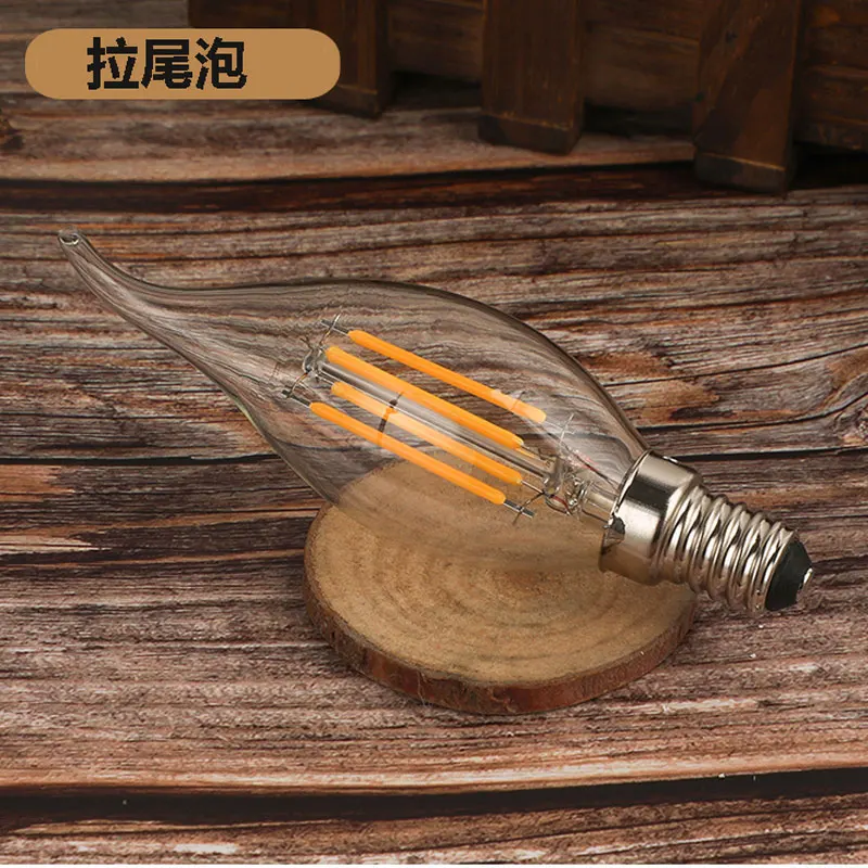 

C35LED Edison bulb low voltage DC12V retro candle bulb E14 outdoor waterproof light source