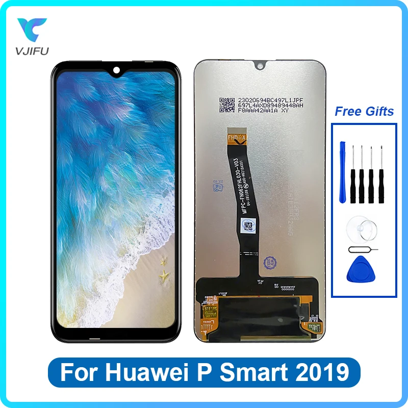 

LCD Display For Huawei P Smart 2019 LCD No Frame 6.21 inch Touch Screen For POT-LX1 L21 LX3 With Tools 100% Tested AAA Quality