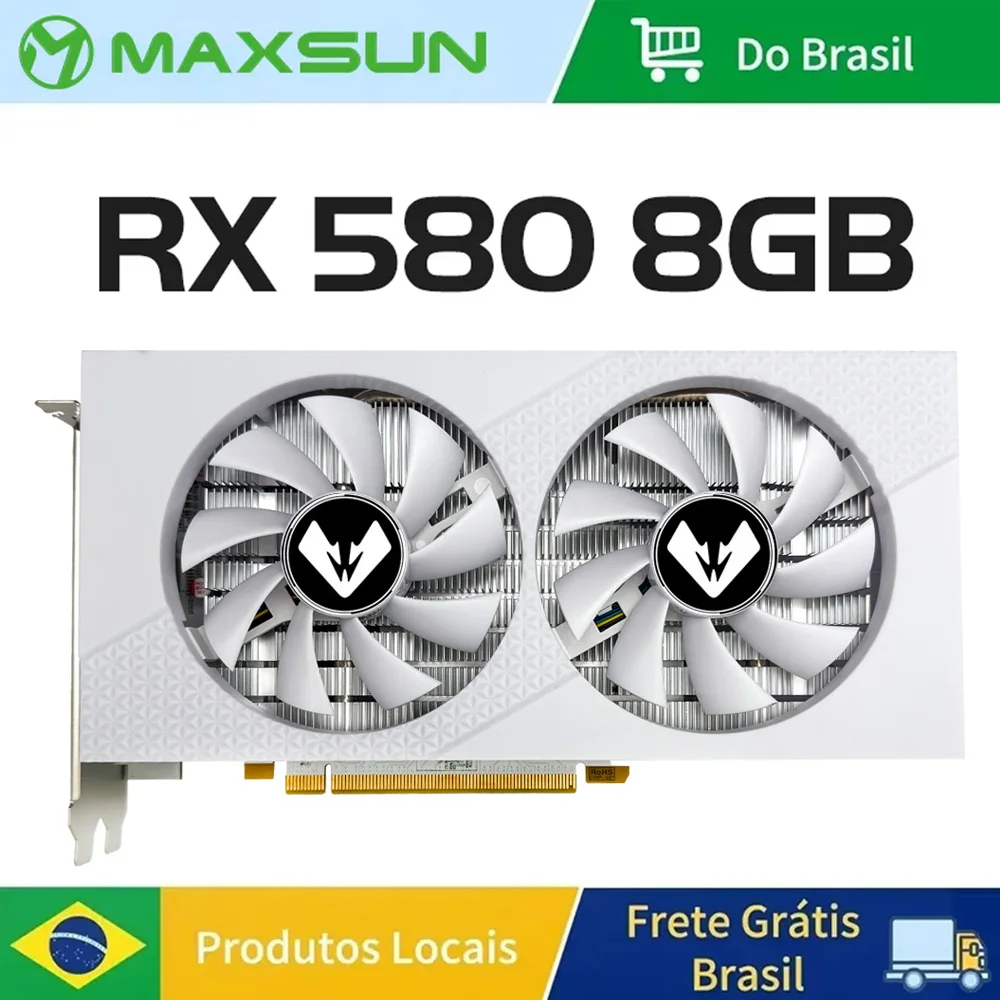 Graphics Cards Radeon RX580 2048SP 8G GDDR5 256bit Video Card For Desktop Gaming Computer components
