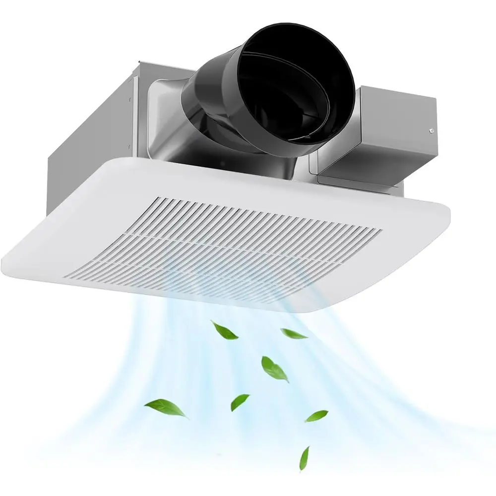 

Потолочный вытяжной вентилятор с функцией Pick-A-Flow, Energy Star, металлический корпус, 4 воздуховода, 0.3/0.8/1.5 Sones, белый