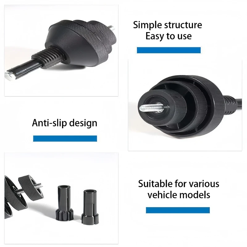 XA6H Automotive Clutch Calibration Tool Adjustable Sleeves for 10 to 28mm Diameter