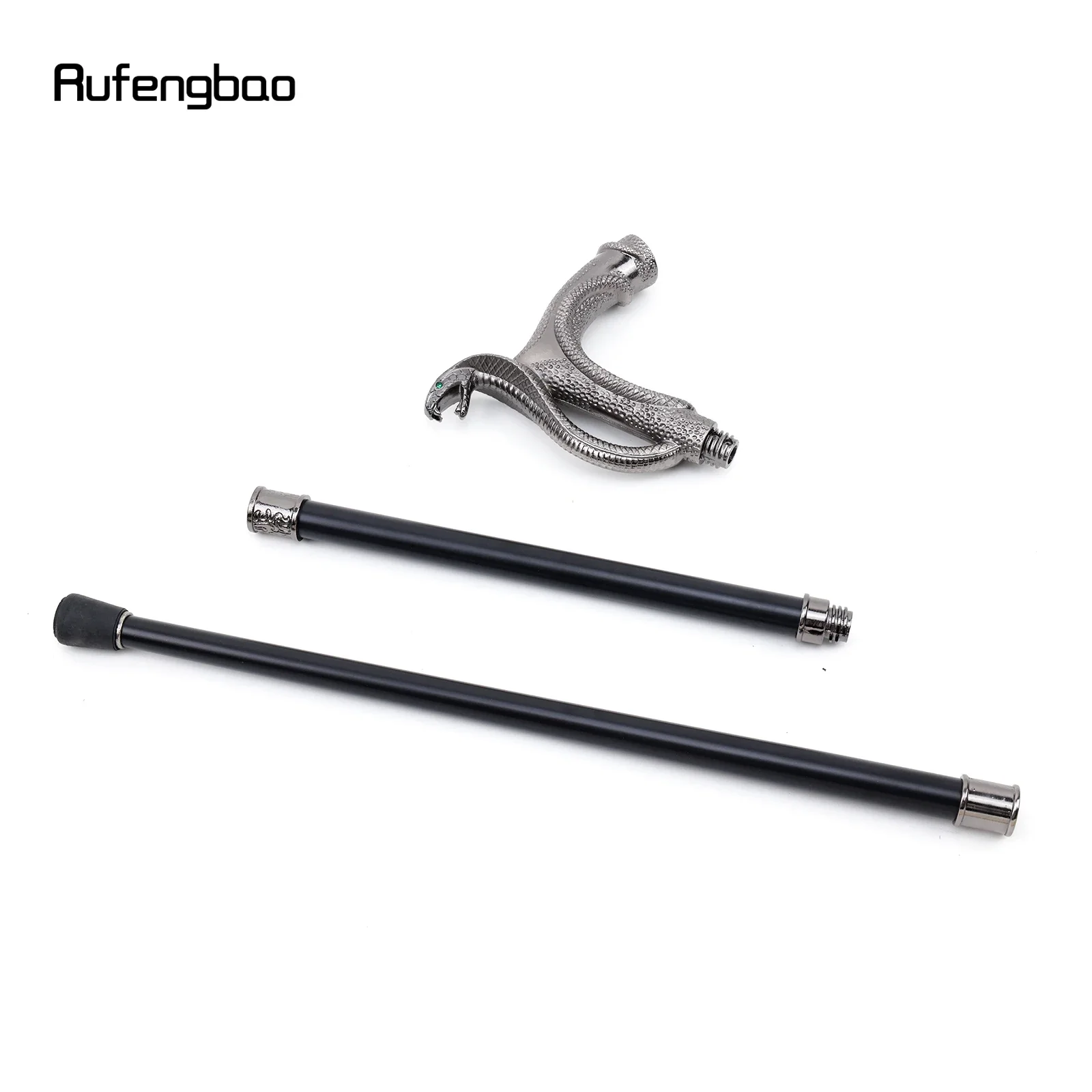 Cobra Head Fashion Walking Stick Decorative Walking Stick Cospaly Vintage Party Fashionable Walking Cane Crosier 93cm