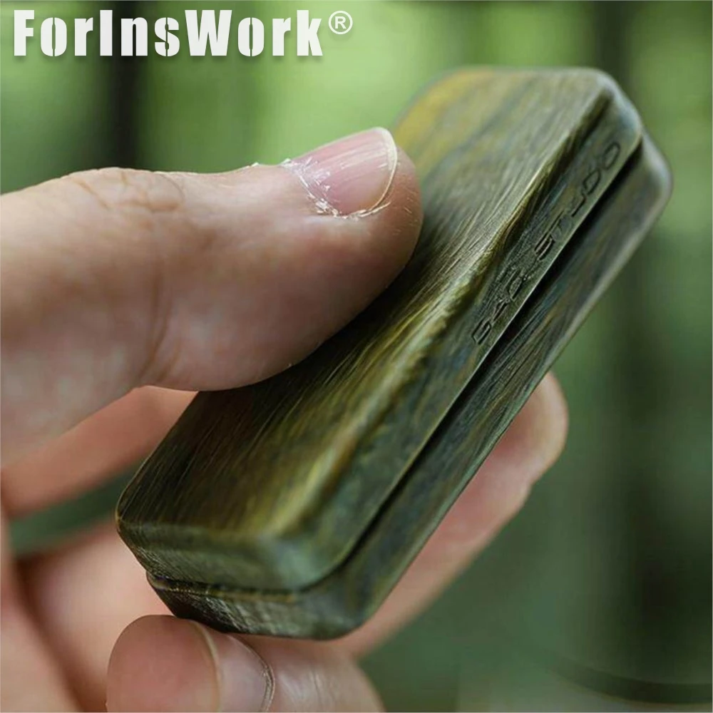 GAO Studio Green Sandalwood High Density Mechanical Push Slider Stress Relief Anxiety Toy