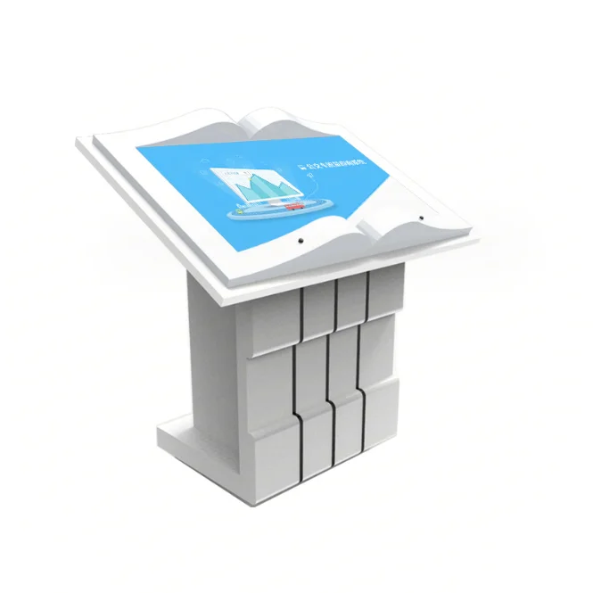 Quiosque interativo de 21,5 polegadas Quiosque do chão ao teto 4k Autoatendimento de alta definição inteligenteTouchScreenDigitalSignageKiosque