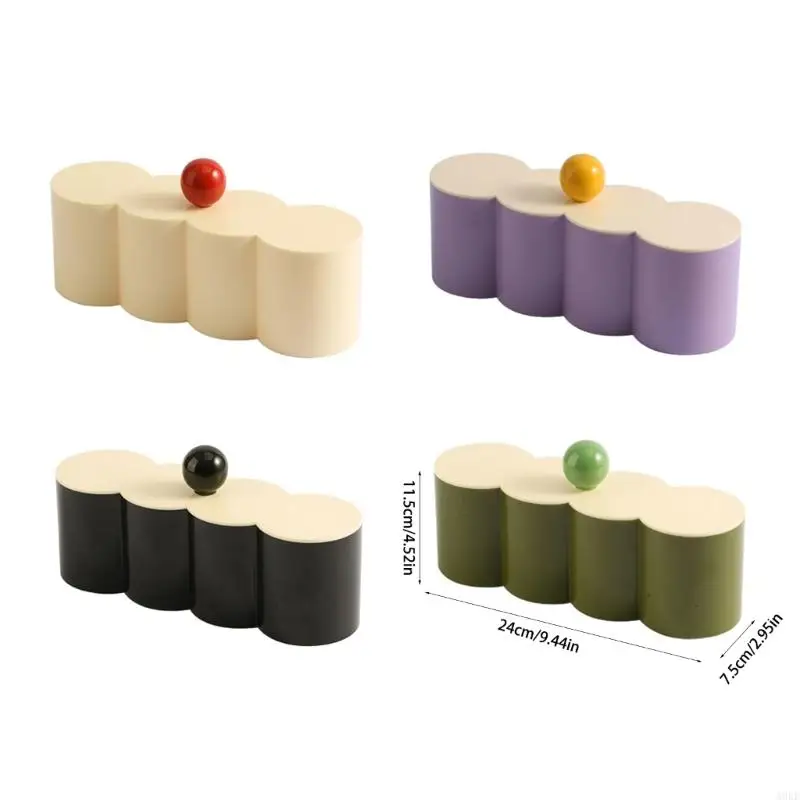 

A0KE Efficient Dustproof Desk Storage Solution Elegant Desktop Organizers Functional Storage Box For Home Study Or Office