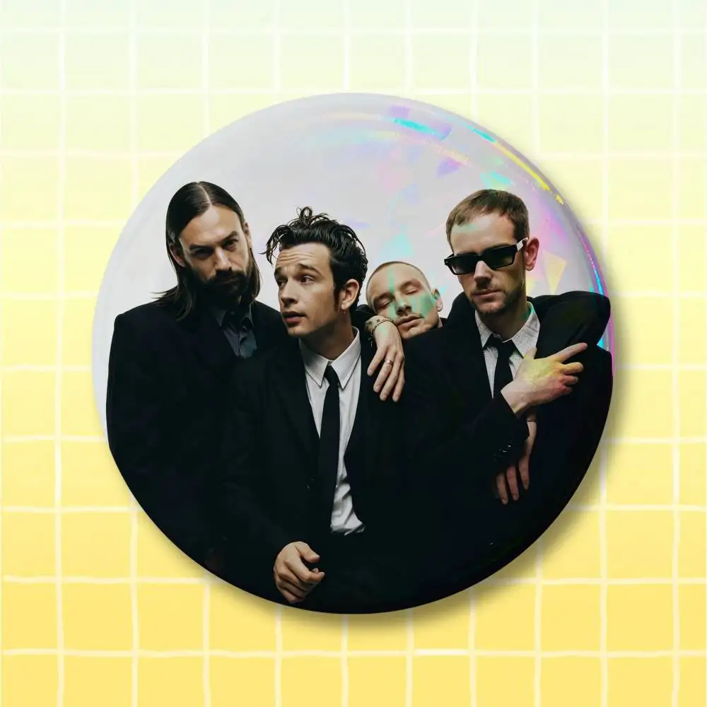 The 1975 Still At Their Very Best Button Supplies Round Badge Pins Clothes Decor Metal Pin Back Cover Metal Cover Laser Film