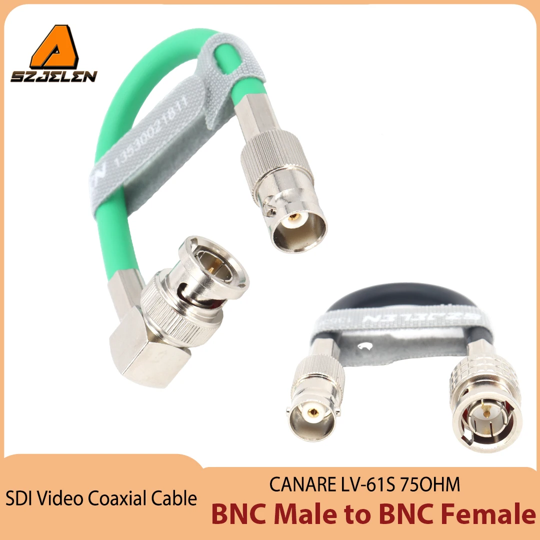 New Arriving BNC Male to BNC Female Cable Video coaxial Cable 75 coaxial cable CANARE LV-61S 75OHM