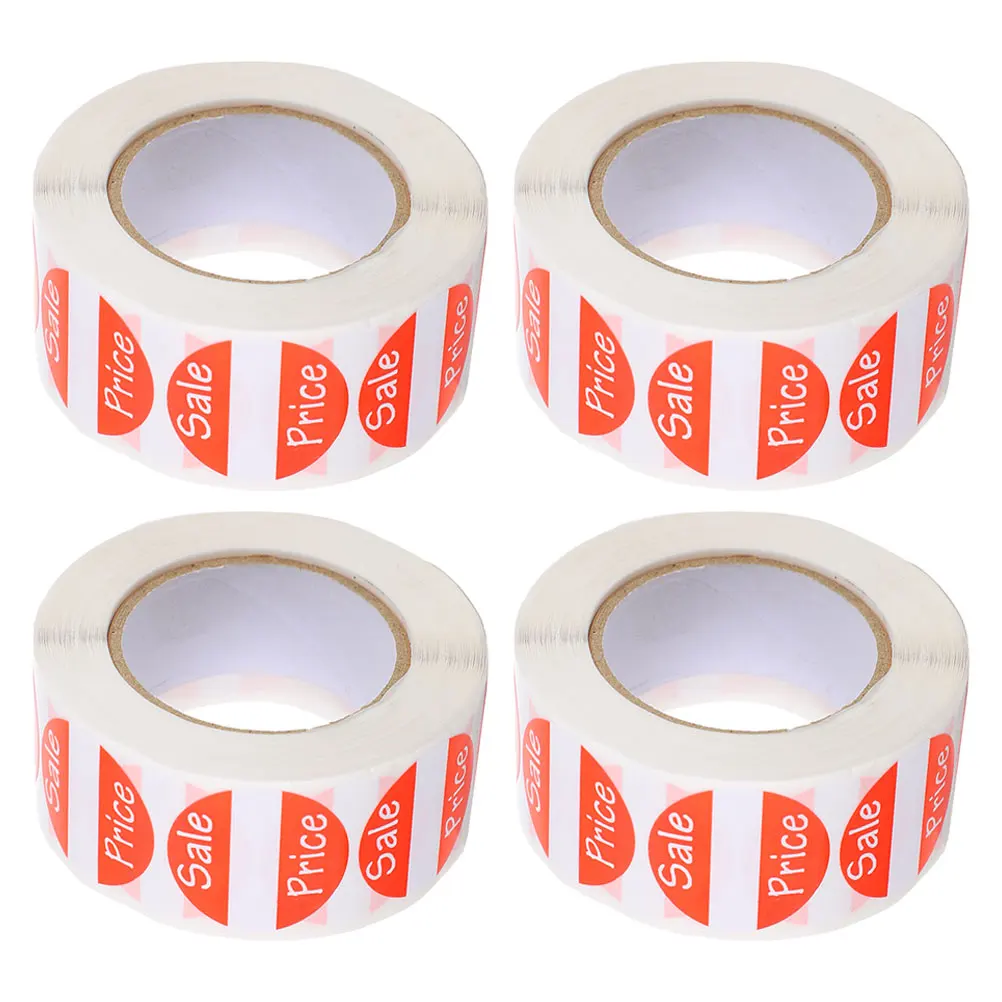 

4pcs for Retail Sale Stickers For Retail Store Store Promotion Labels Label Price Stickers Commodity Signs