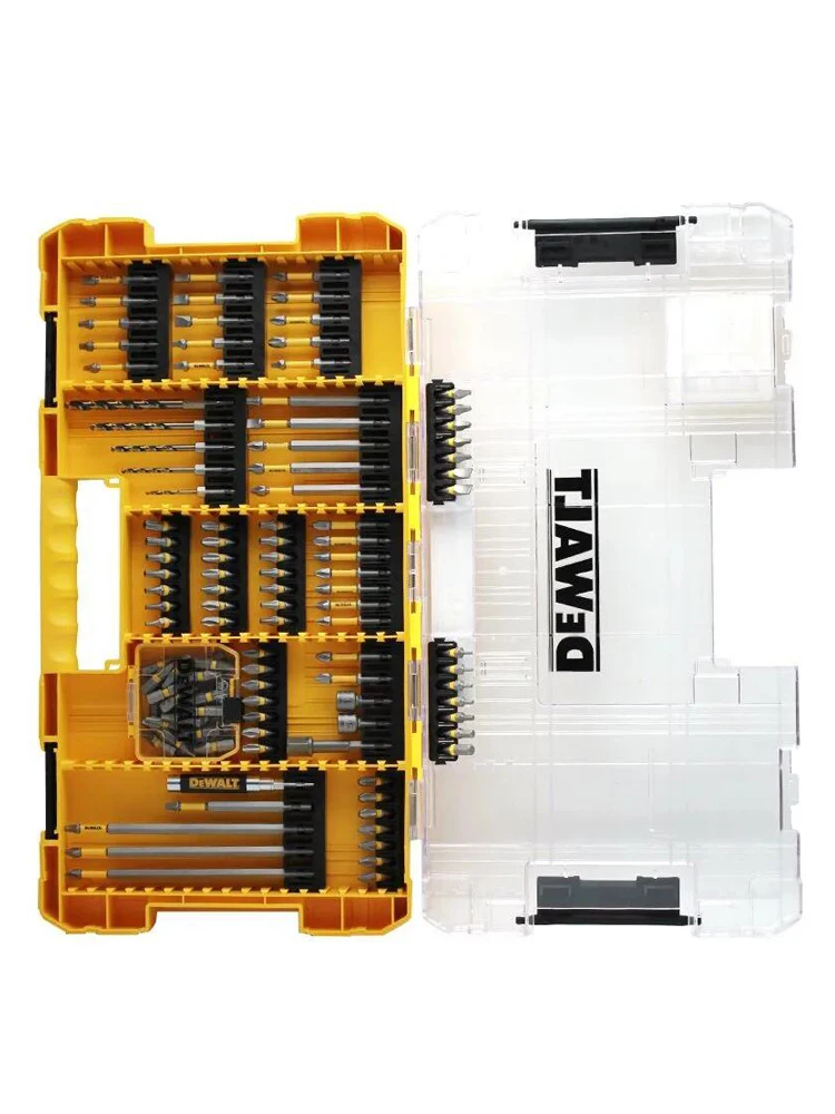 Dewalt 120 Pcs Drill Bit Set / Impact Driver Bit Set for Metal and Wood DWAF120PCSET