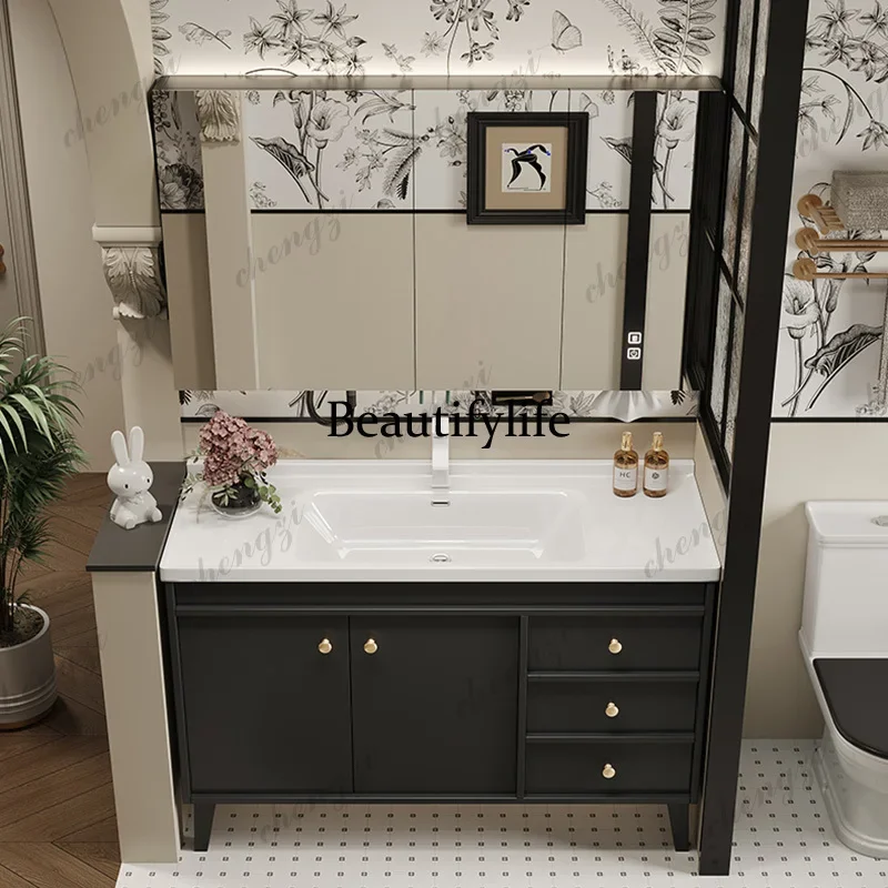 N178 Partitions Disinfecting Bathroom Cabinet Living Room Makeup Vanity Bathroom Cabinet Perfume Gadgets Gabinete Trendy Furnitu