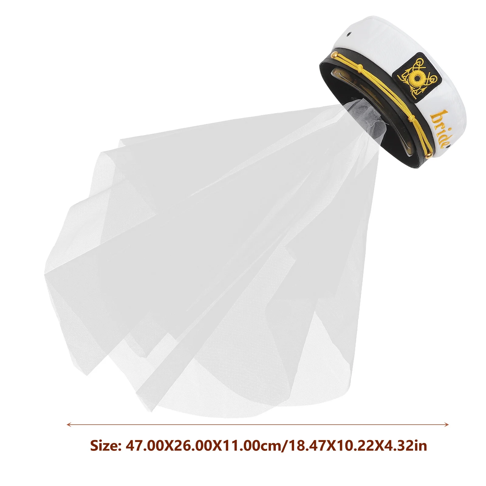 Bride Navy Hat Veil Elegant Wedding Bridal Hair Accessory Party Headpiece Bridal Shower Gift Wedding Hat Bride Hair Accessory