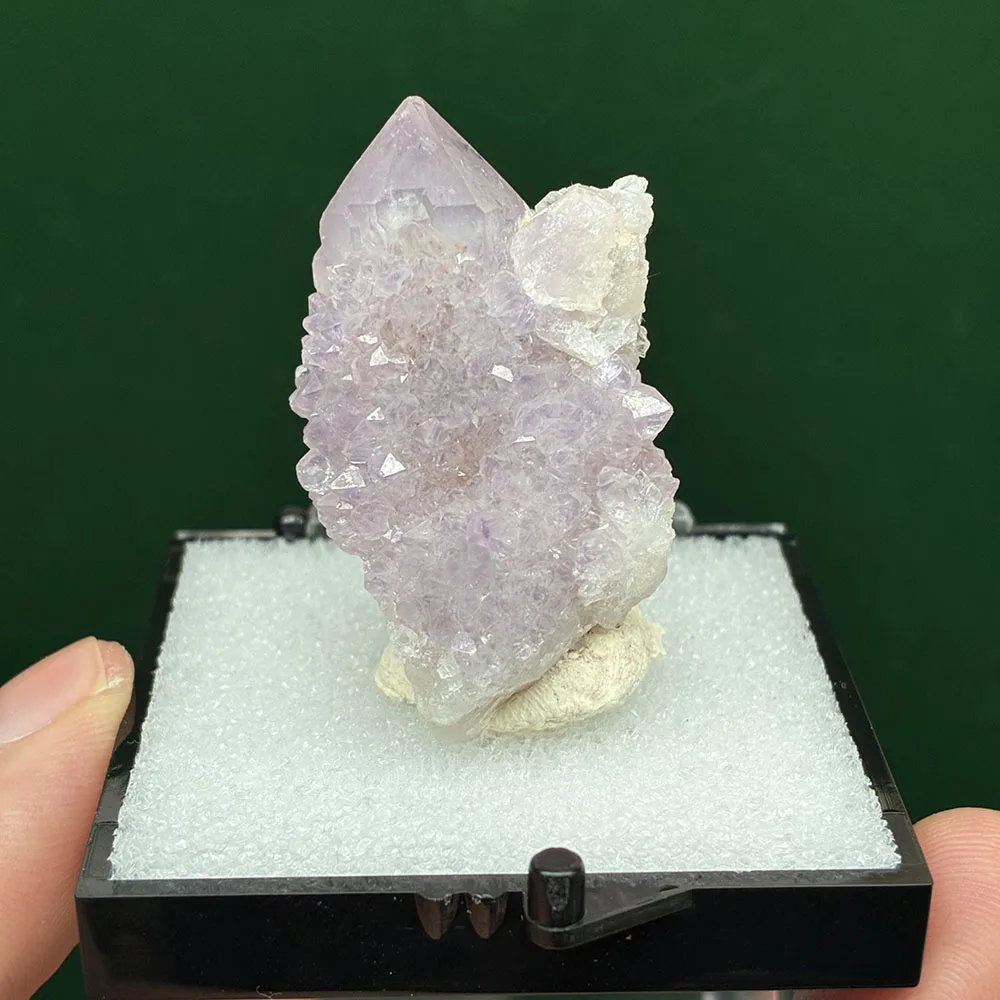 A0-3A Natural Cactus Quartz Stones and Crystals Mineral Teaching specimen Trinkets Home Decoratio Box size:52*52*52 mm