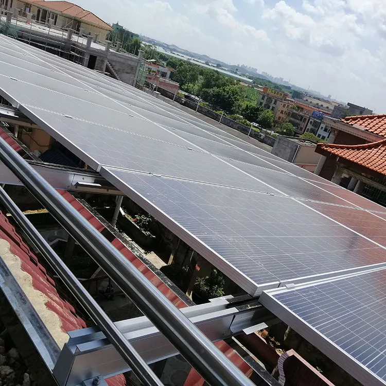 Photovoltaic Array For Sloped Roof Installation A Grade 340W Monocrystalline Solar Panel BIPV Roof Integrated
