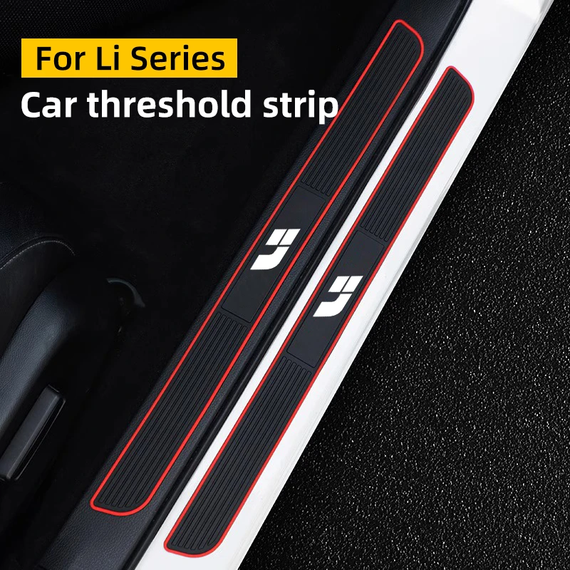 

For Li L6 L7 L8 L9 Mega M8 One Car Door Sill Anti Scratch Trunk Protection Silicone Decorative Threshold Strip
