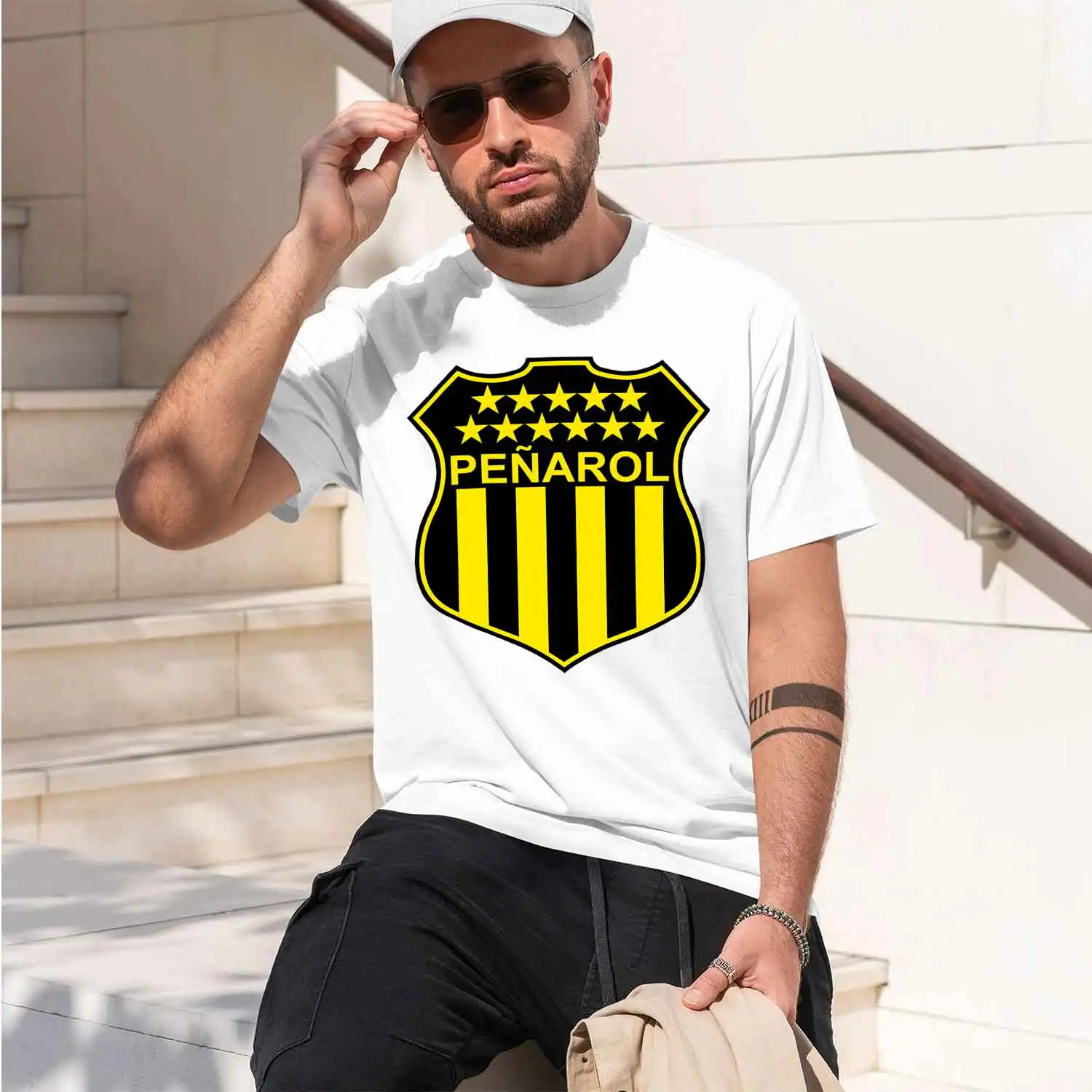 Vintage Style Penarol Club Printed Soft with Slight Stret with PVC Coating Maine Washable Sports Dad 2026 New Model Men’s Short-