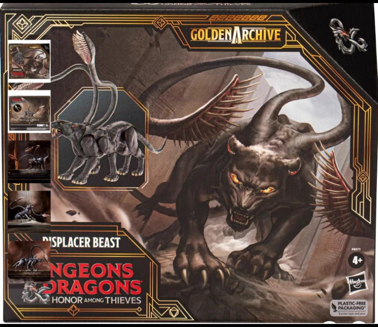 

In Stock Hasbao Dragon and Dungeon Thief Glory Brown Beast Panda Head Eagle Bear Displacement Beast Black Panther Eye Demon,