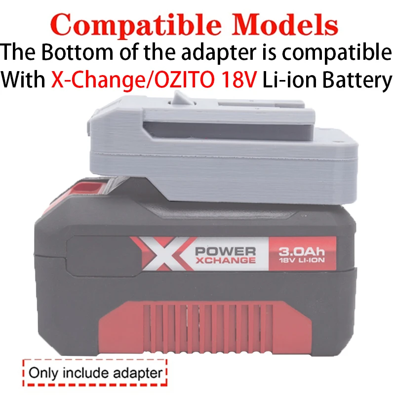 Adapter for Bosch 18V Li-ion tools to convert to Einhell/X-Change/OZITO 18V Li-ion battery adapter power tool accessories