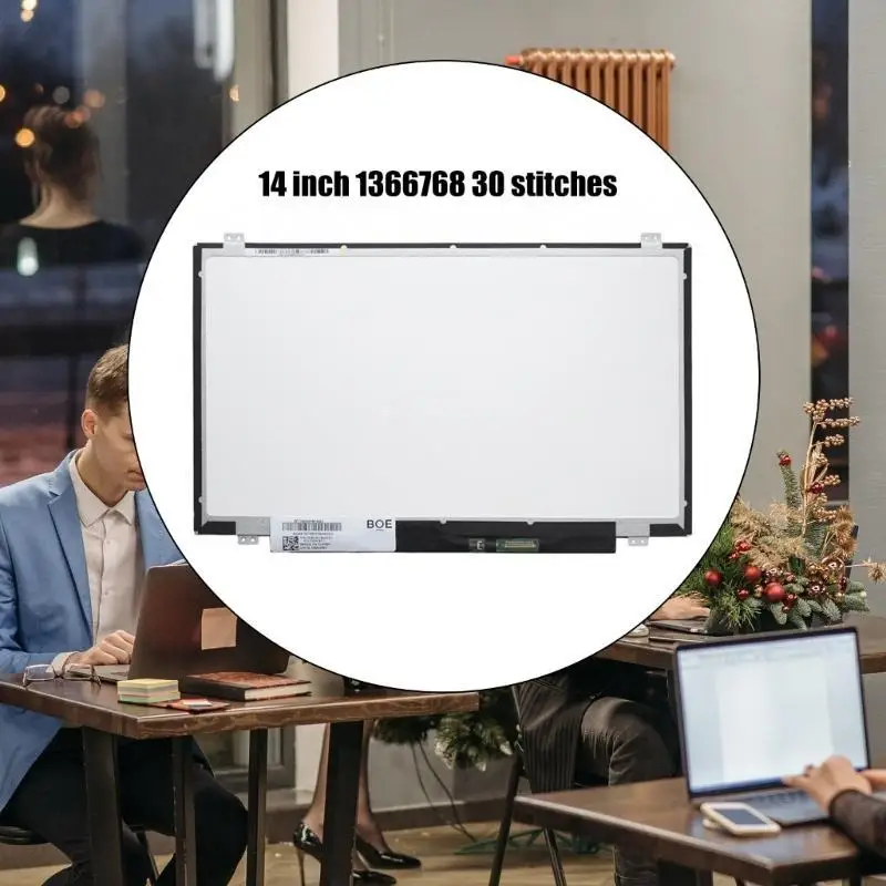 

Y1UB Laptop 14.0" Replacement Screen 1366x768 IPS Display 30 Pin Connectors