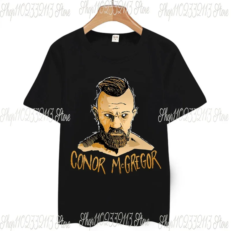 Summer Conor McGregor Colonel Harland Sanders Creative Printed Short Sleeve T Shirt Men Tees Funny Cool T-Shirt Sweatshirt