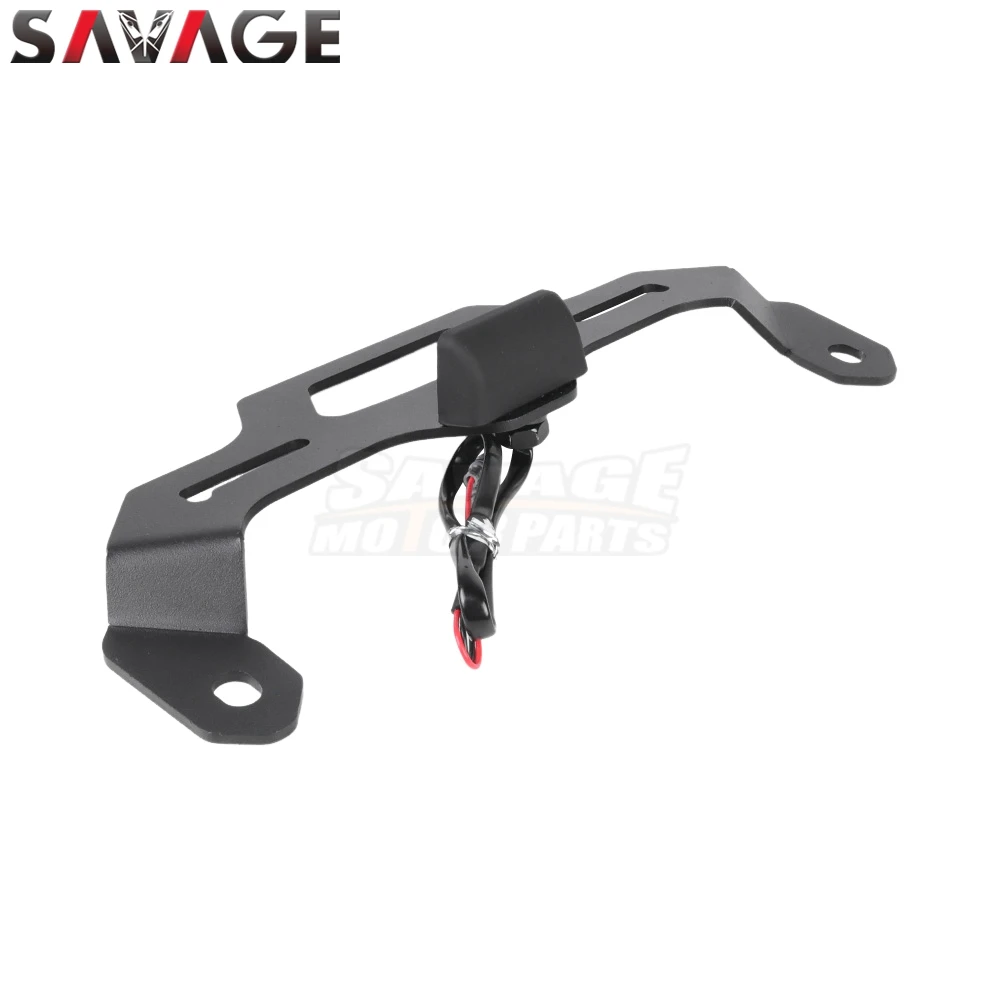 License Plate Holder For Ducati Scrambler 800 Cafe Racer Nightshift 2015-2025 Rear Tail Bracket LED Light Fender Eliminator
