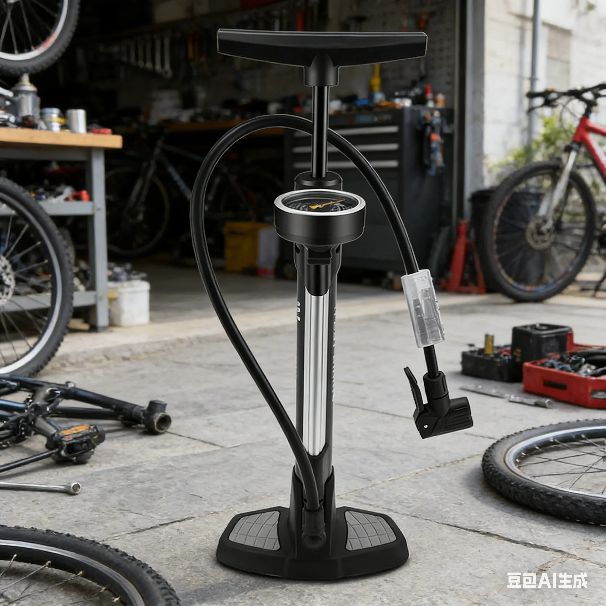 

Велосипедный воздушный насос с вертикальным клапаном высокого давления, многофункциональный насадочный штуцер для накачивания, бытовые аксессуары для надувных изделий