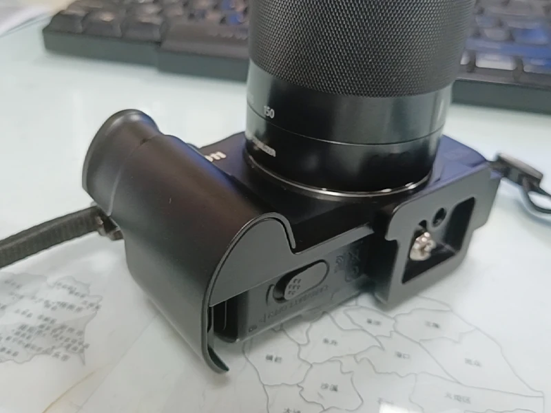 Per Canon Eos M3 M2 M Fotocamera in alluminio Staffa a L Impugnatura Piastra a sgancio rapido