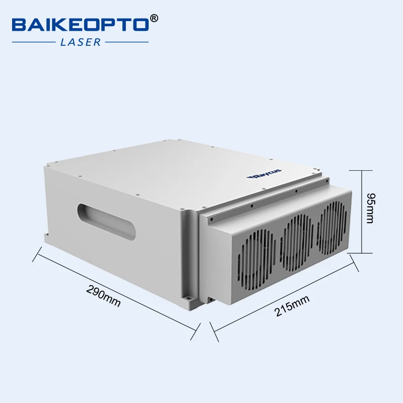 Raycus qスイッチパルスファイバーレーザー光源、精密レーザーマーキング、彫刻機、RFL-P20QB、20w