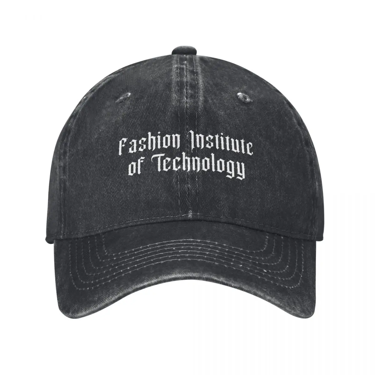 fashion institute of technology gothic font Baseball Cap Mountaineering Christmas Hat Male Women's