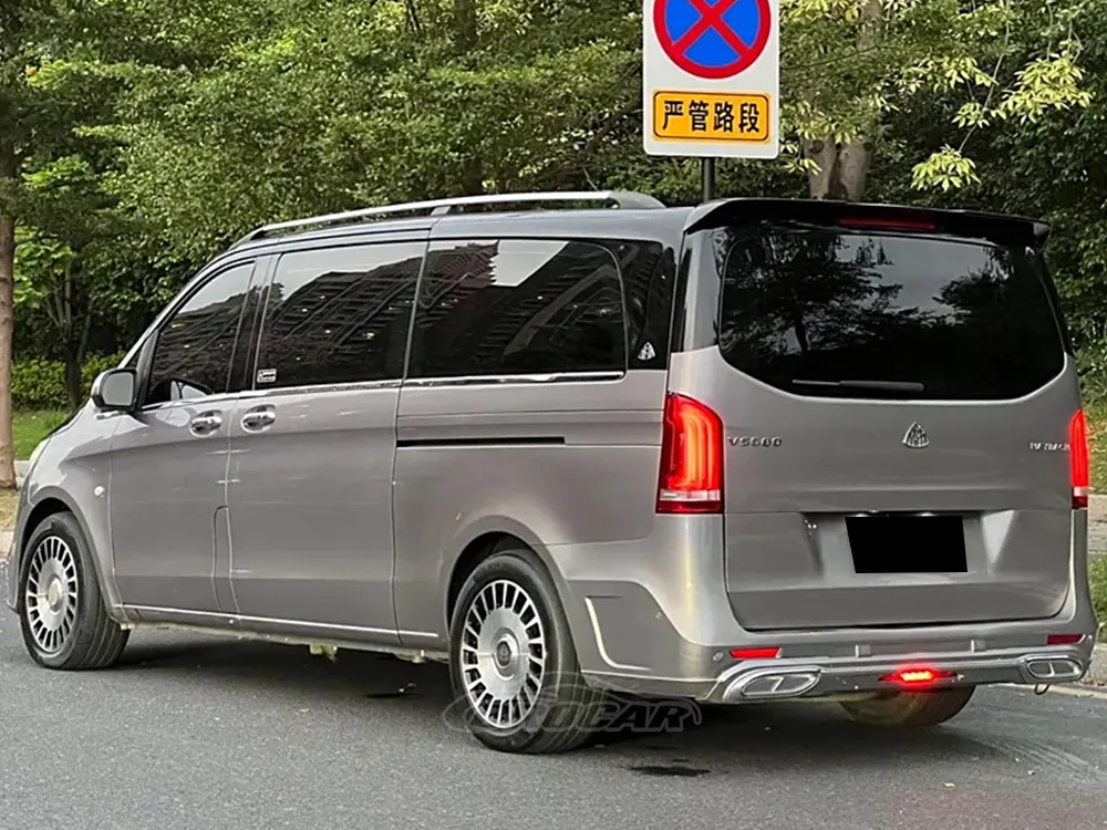 For 2016--2021 Mercedes Benz Vito W447 V250 V260 Original High Quality ABS Plastic Gloss Black Spoiler Trunk Boot Wing Spoiler