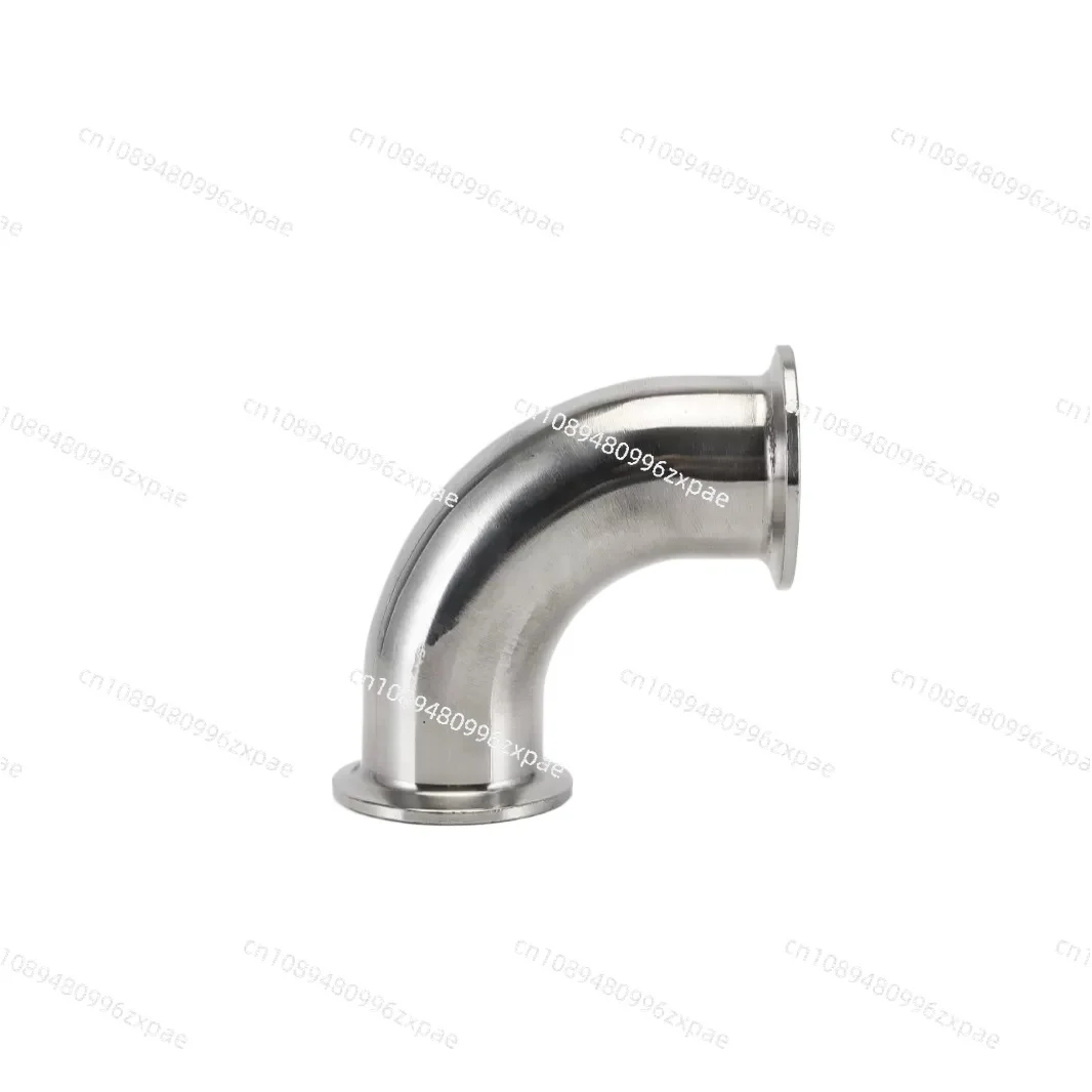 Quick release elbow 90 degree 304 stainless steel clamp type chuck bend pipe flange buckle right angle bend