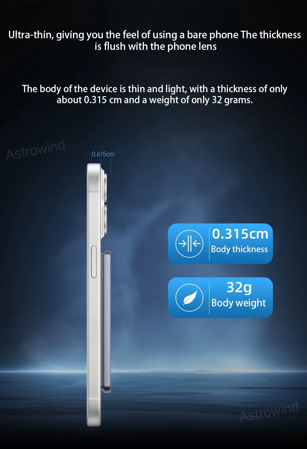 118 Languages 64GB Memory Audio Recorder 400ma Lectures Meeting AI Voice Recorder Device for Magnetic Attachment iPhone