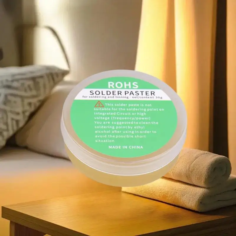 معجون لحام عالي الجودة 30/50/100 جرام، دوران 183 درجة غير نظيف