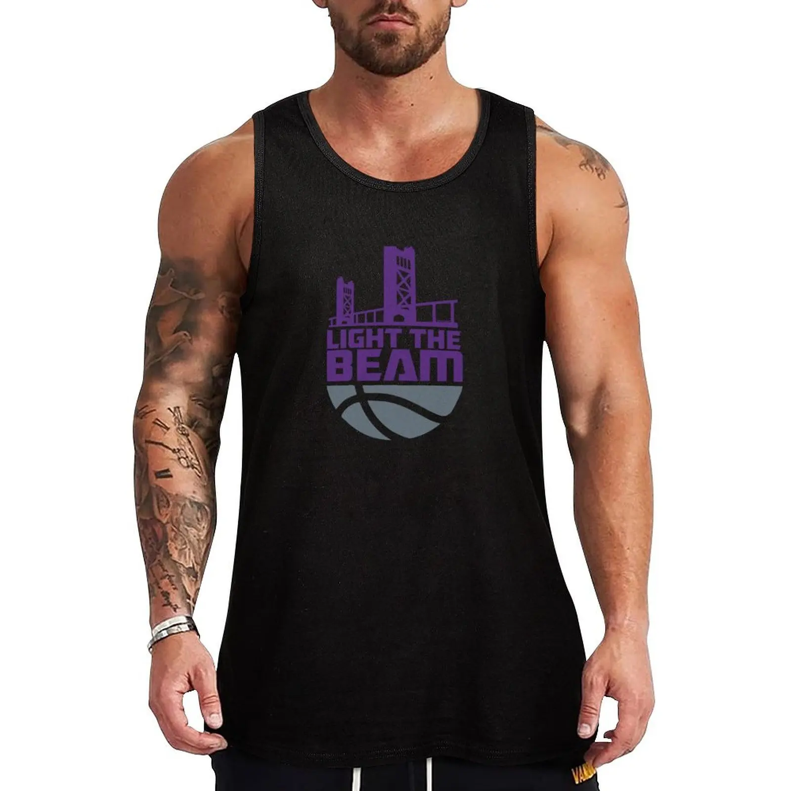 

Copy of light the beam Tank Top t-shirts man gym t shirt men