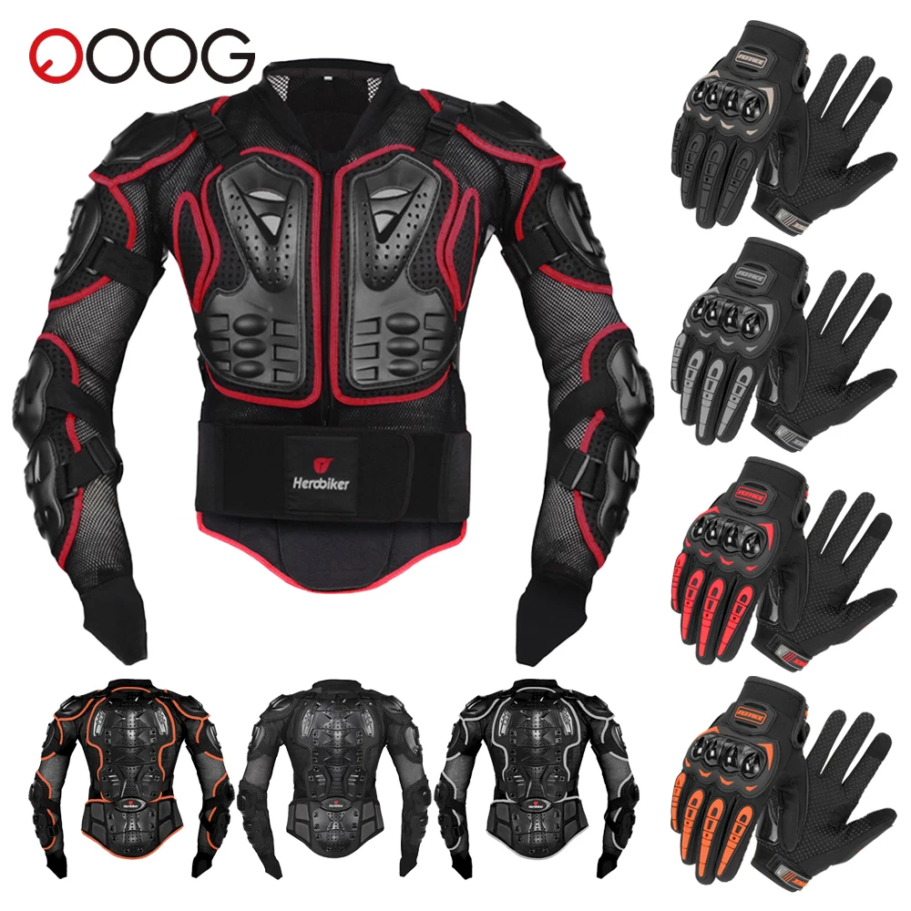 

Motorcycle Armor Anti-Fall Wear-Resistant Motorbike Jacket Men Body Armor Moto Back Chest Protector Motocross Riding Equipment