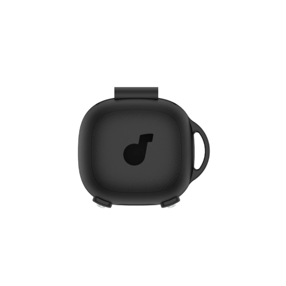 Headphone Silicone Case for Soundcore Sport X20 Sport/X20 Drop-proof and Dust-proof Headphone Protective Sleeve with Hook Black view 6