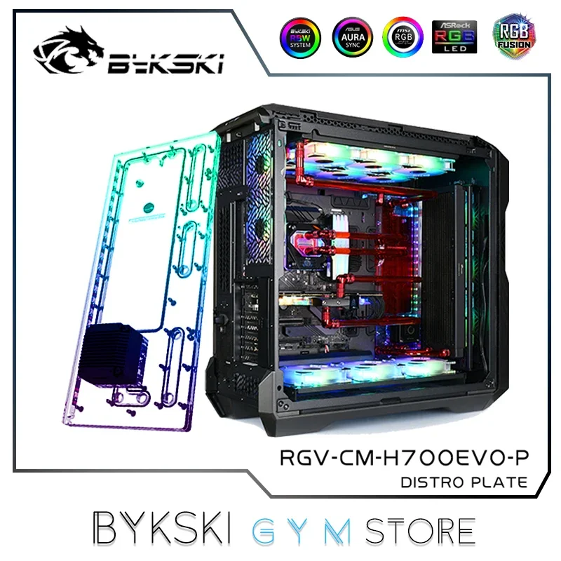 

Bykski MOD Water Cooling Distro Plate Kit for Cooler Master HAF 700EVO Waterway Board Deflector Solution RGV-CM-H700EVO-P