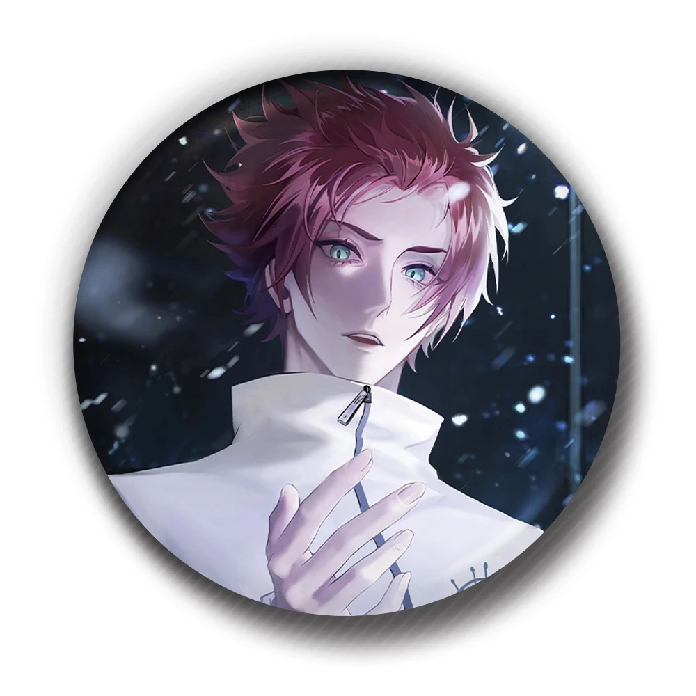 شارة ليزر كرتونية كوسبلاي أنيمي ، قفل أحمر ، رين ايتوشي سو ، شارة ، شعار ، بروش ميدالية ، سحر دبوس الصدر ، قلادة ، هدية عيد الميلاد #4