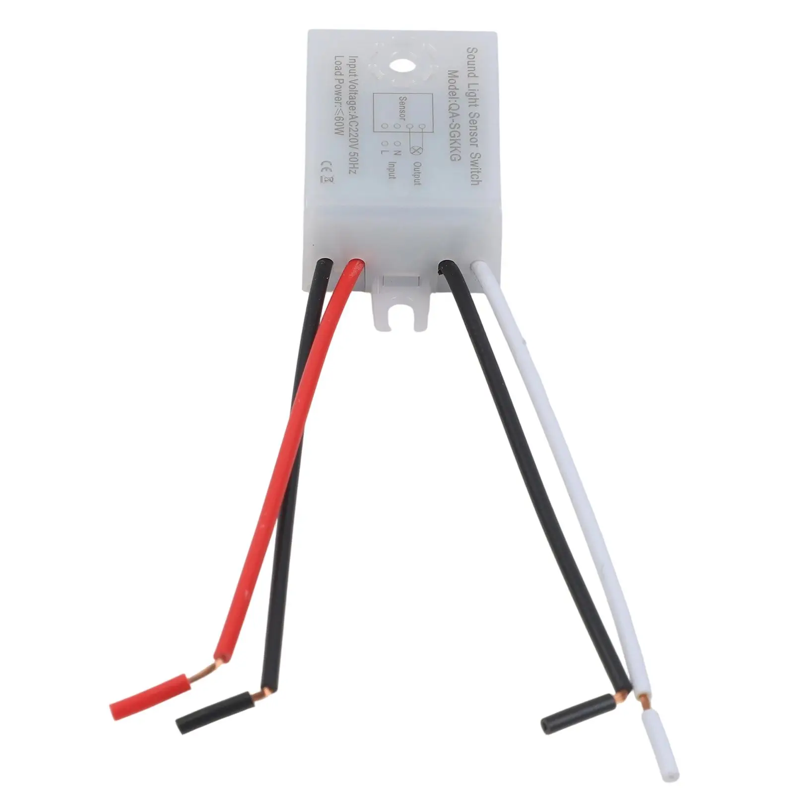 Auto On Off Switch 220V Sensor Switch Indoor Lighting Compact Design Delay Shut-Off Function Energy Efficient Lighting