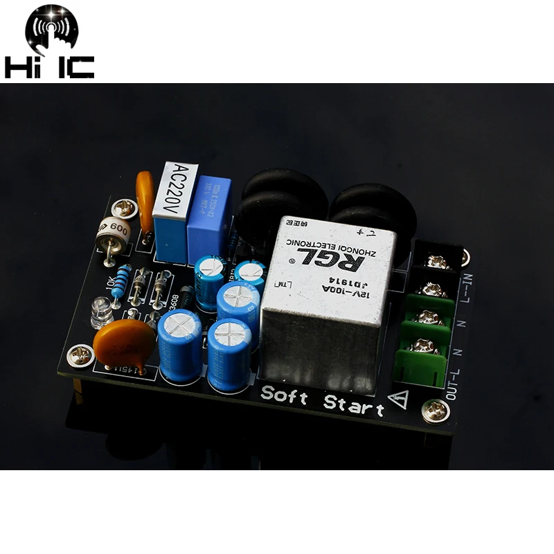 2000W Amplifier Power Supply Soft Starting Board High Power High-current 100A Relay