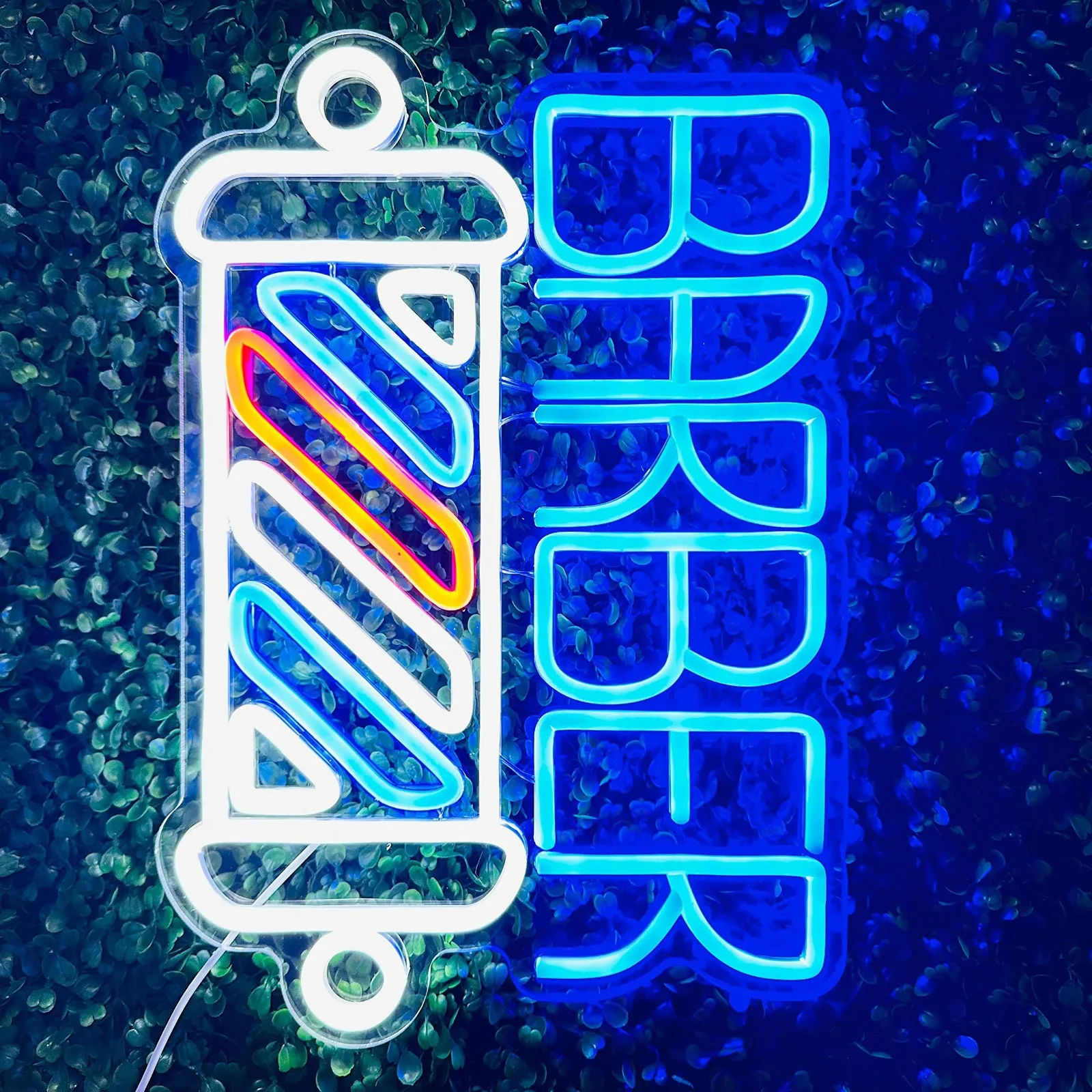 

Sign for Barber Shops Hair Decor LED Neon Light Wall Decor Sign Light Up Business Store Sign Holiday Gift for Hairdresser